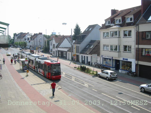 Dies ist die Hastedter Heerstr in Bremen mit der Haltestelle Ludwig-Quidde-Str.(Zum Aktualisieren hier klicken!)